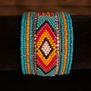 Myra-Desert Seasons cuff beaded bracelet